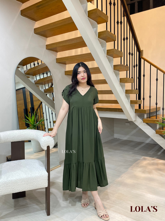 Jane Dress (Army Green)