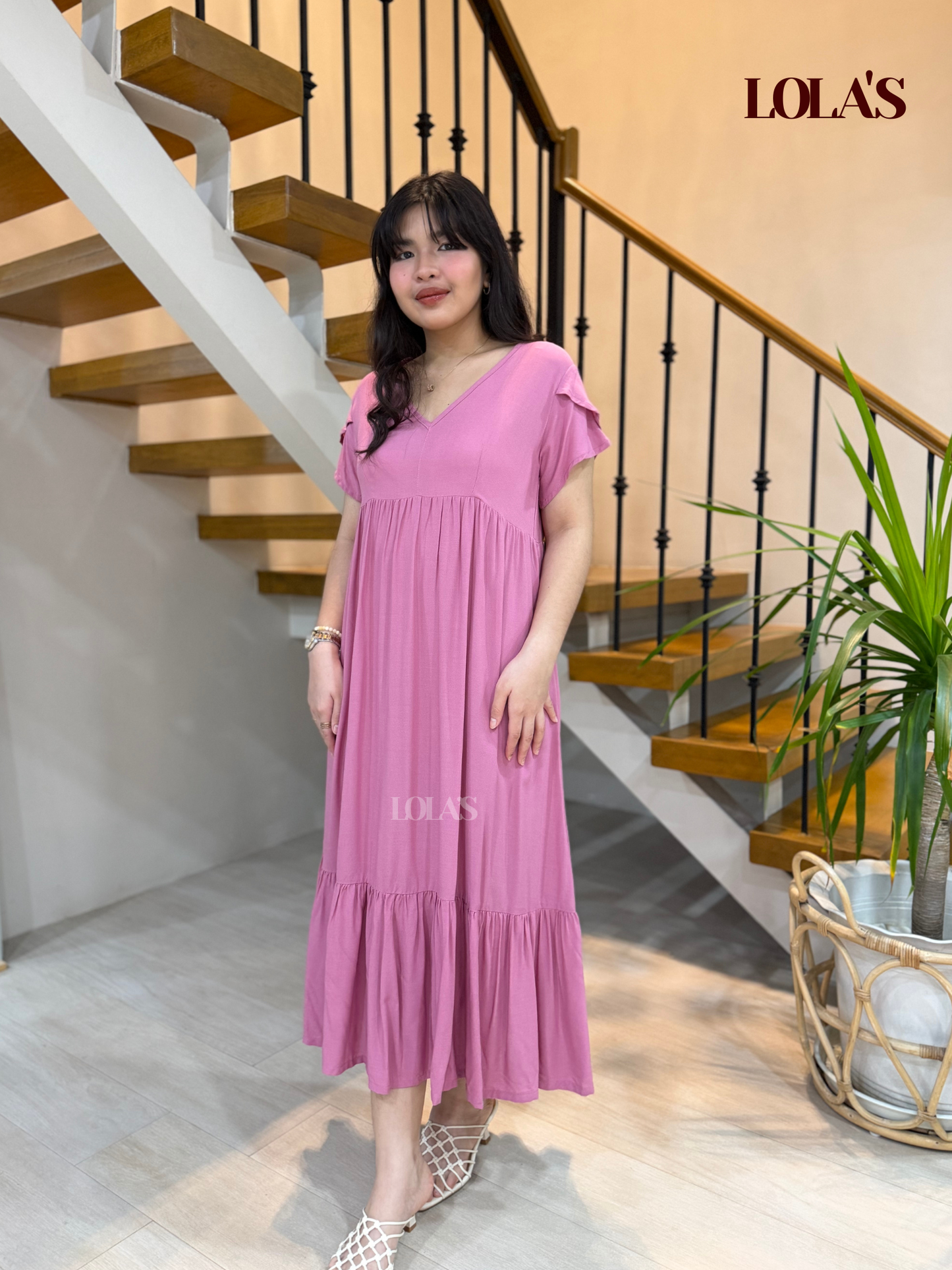 Jane Dress (Dusty Pink)