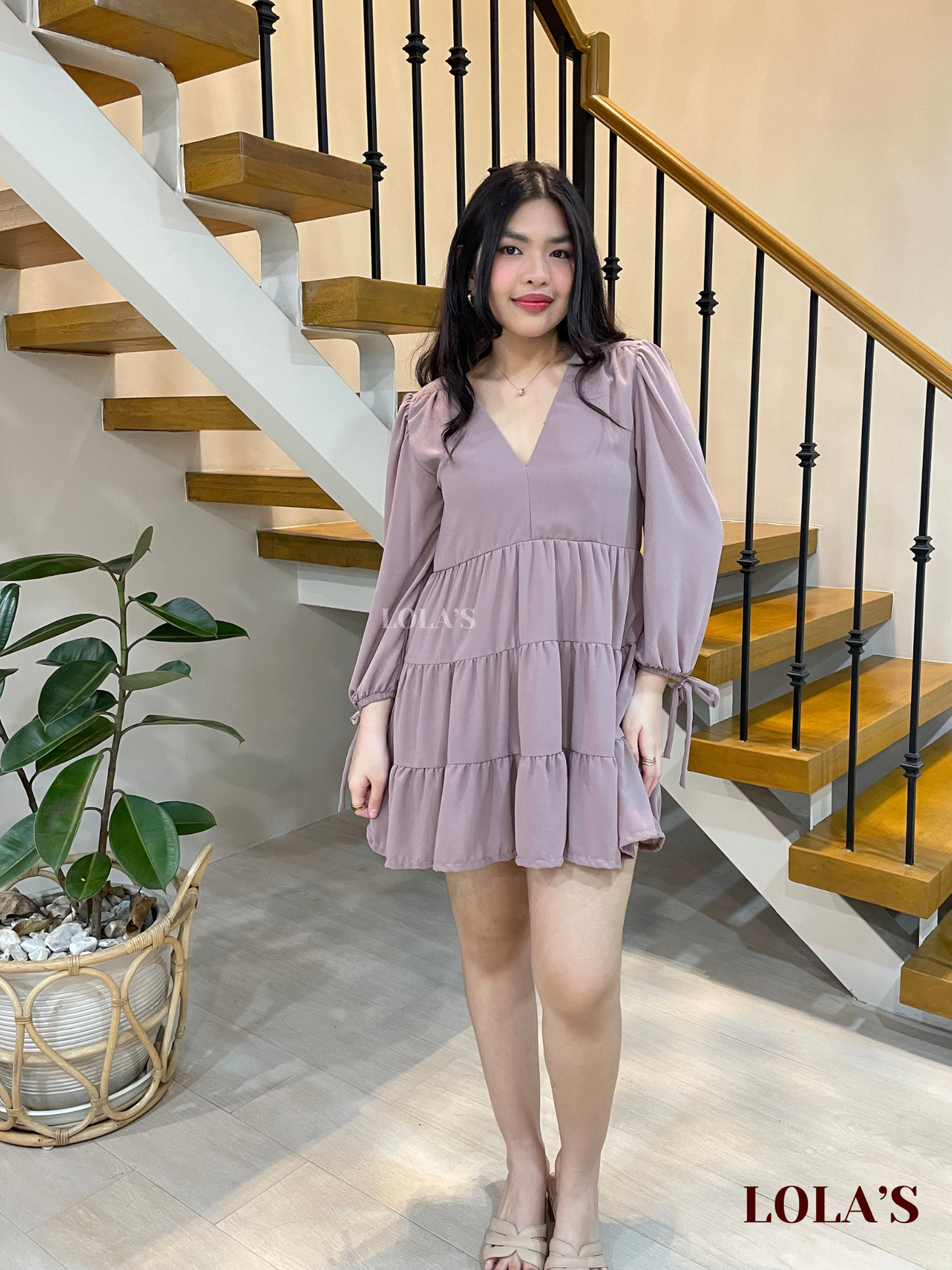 Monina Dress (Dusty Lilac)