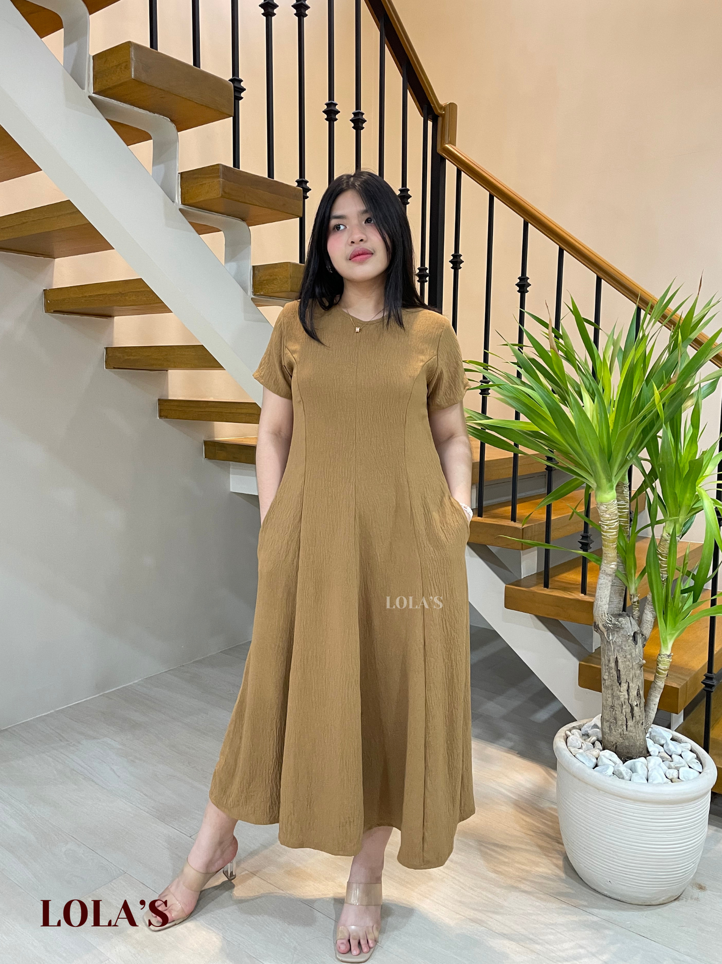 Kathleen Dress (Chestnut)