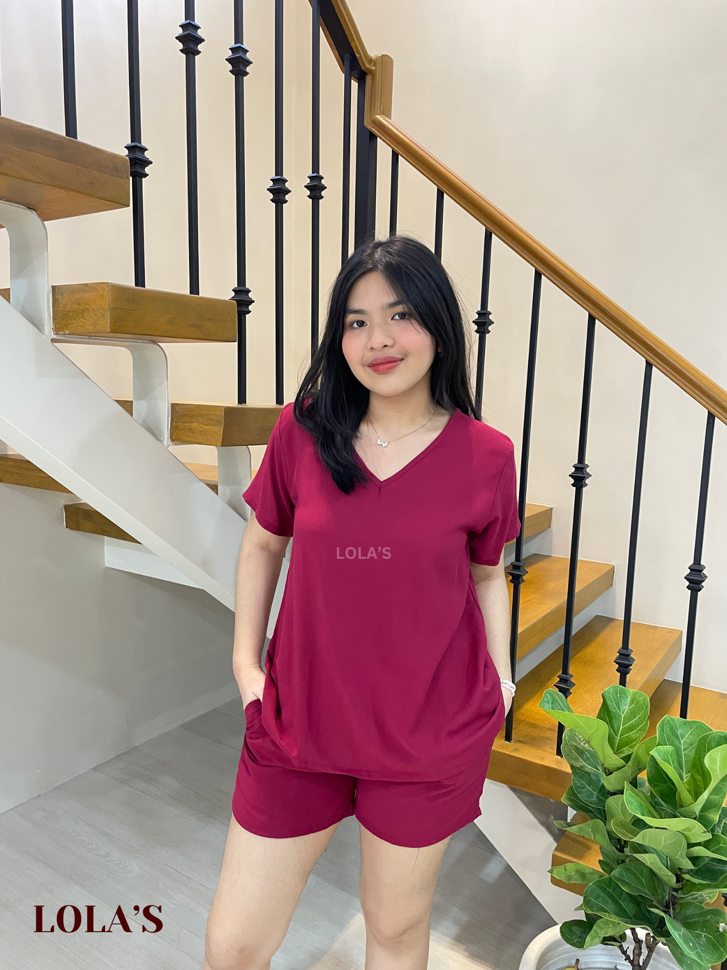 Terno Loungewear Coordinates (Wine)