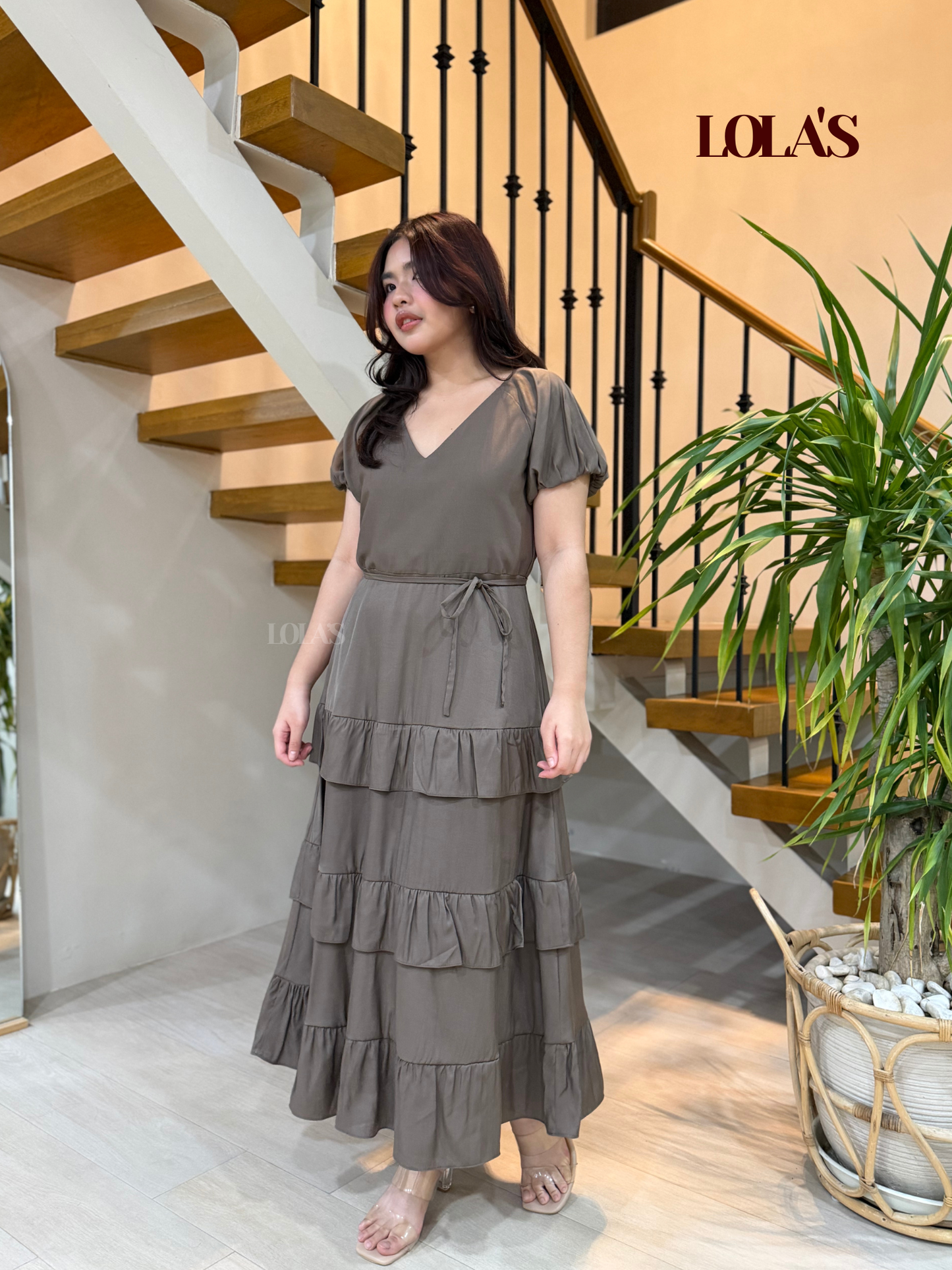 Melai Dress (Taupe)