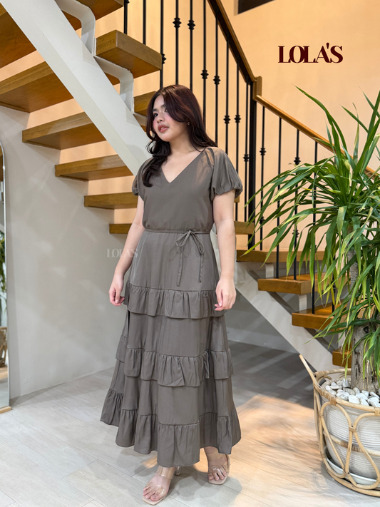 Melai Dress (Taupe)