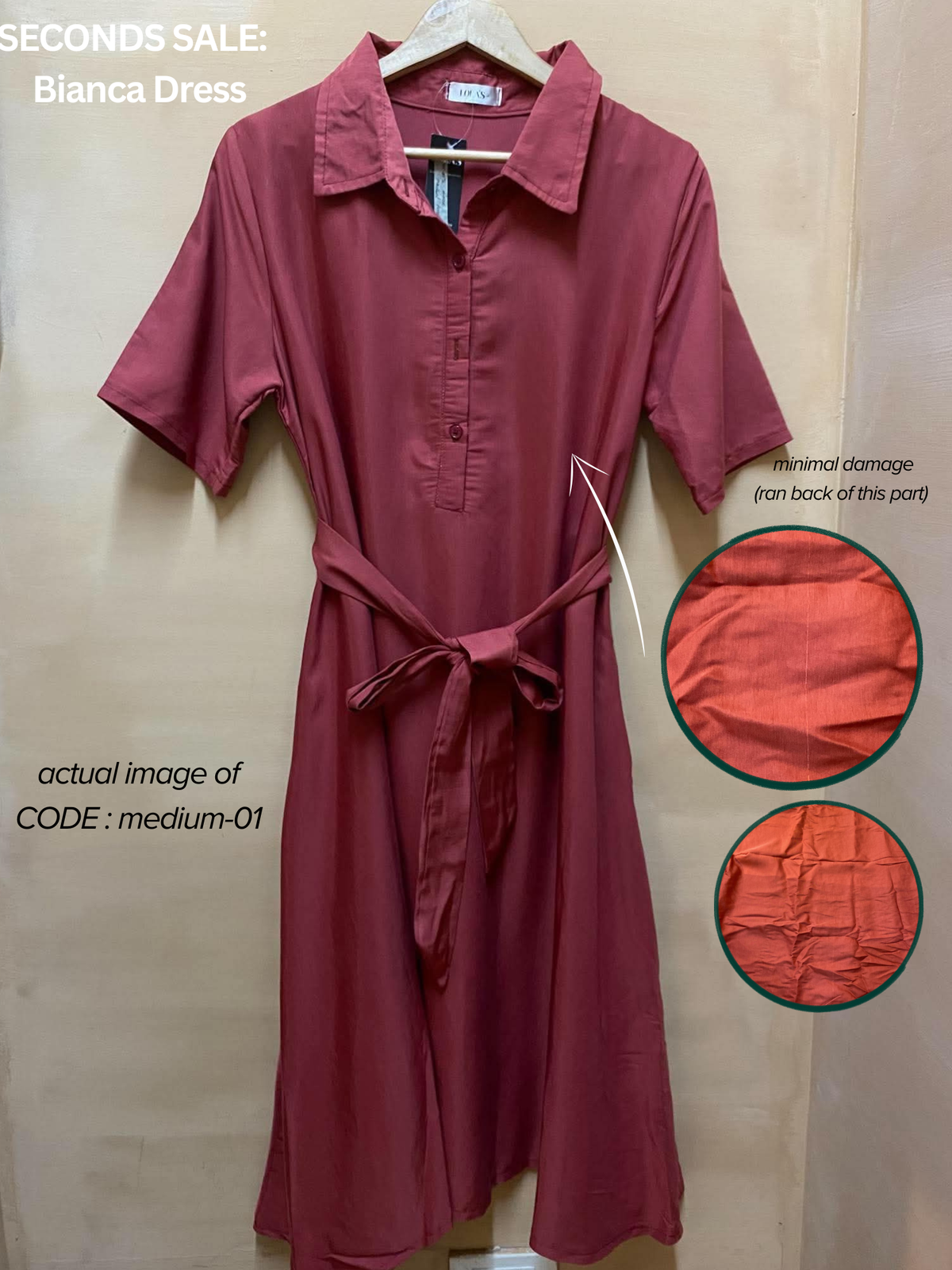 Bianca Dress (Seconds Sale)