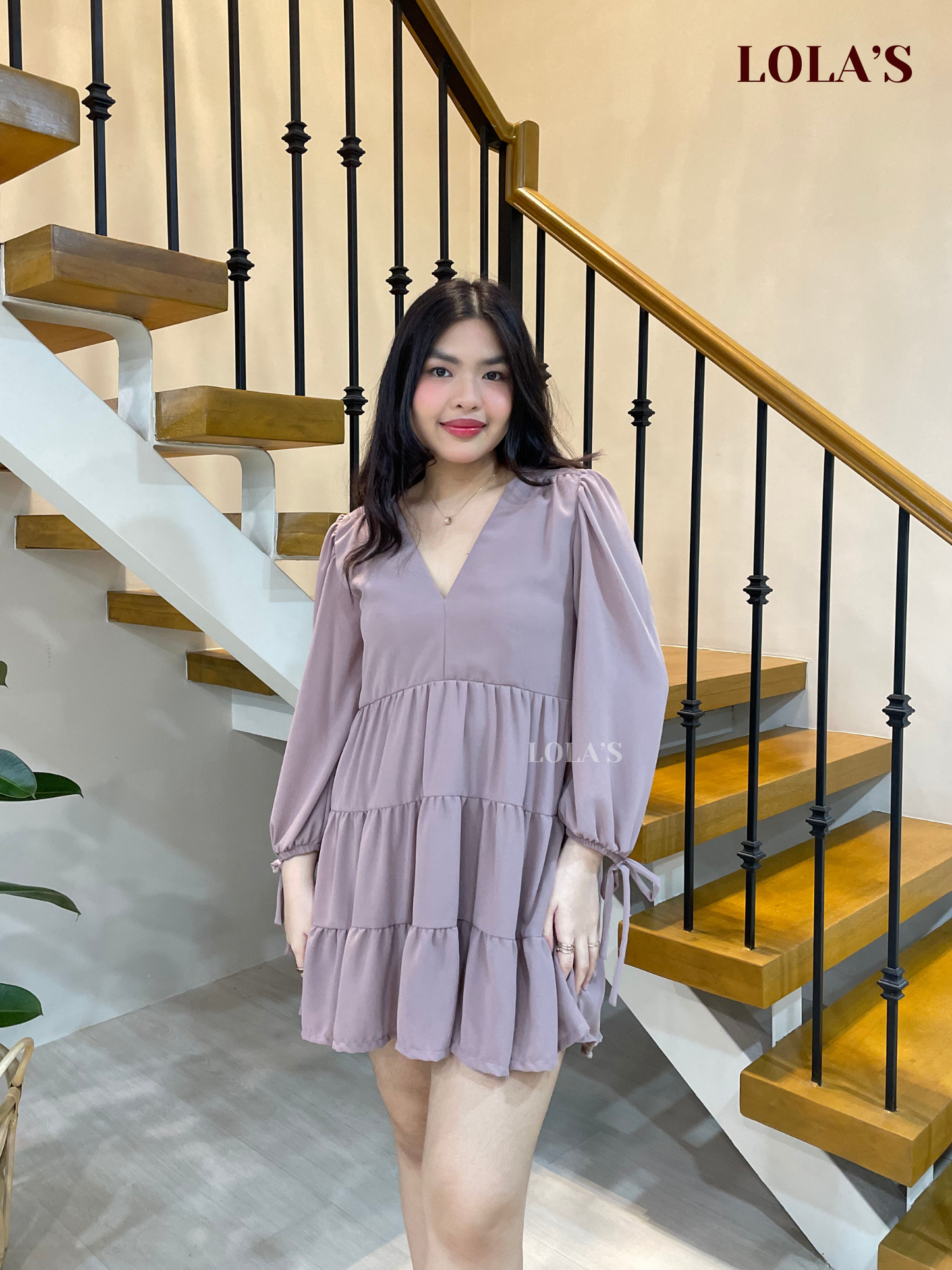 Monina Dress (Dusty Lilac)