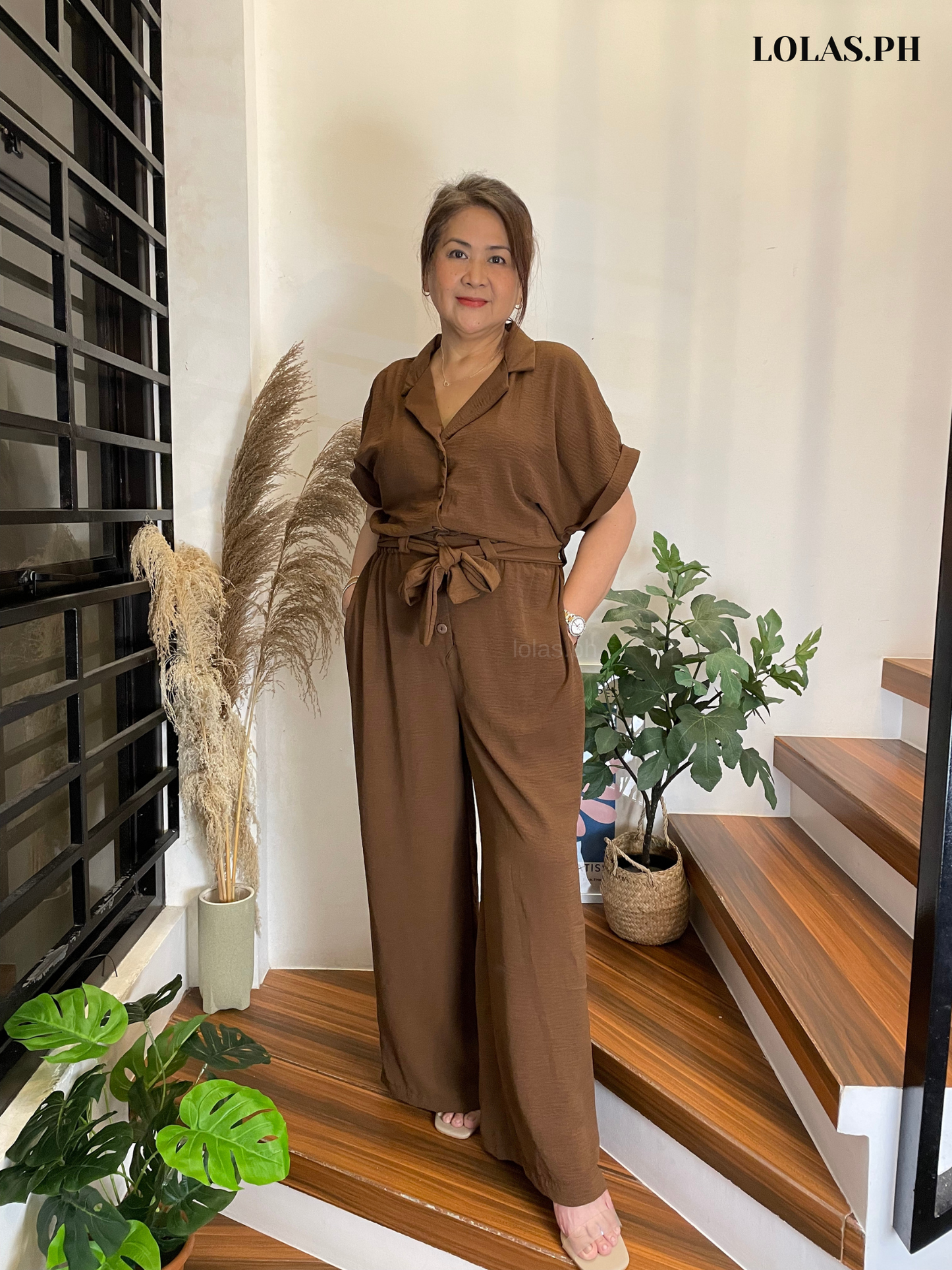 Rianne Jumpsuit (Cedar Brown)