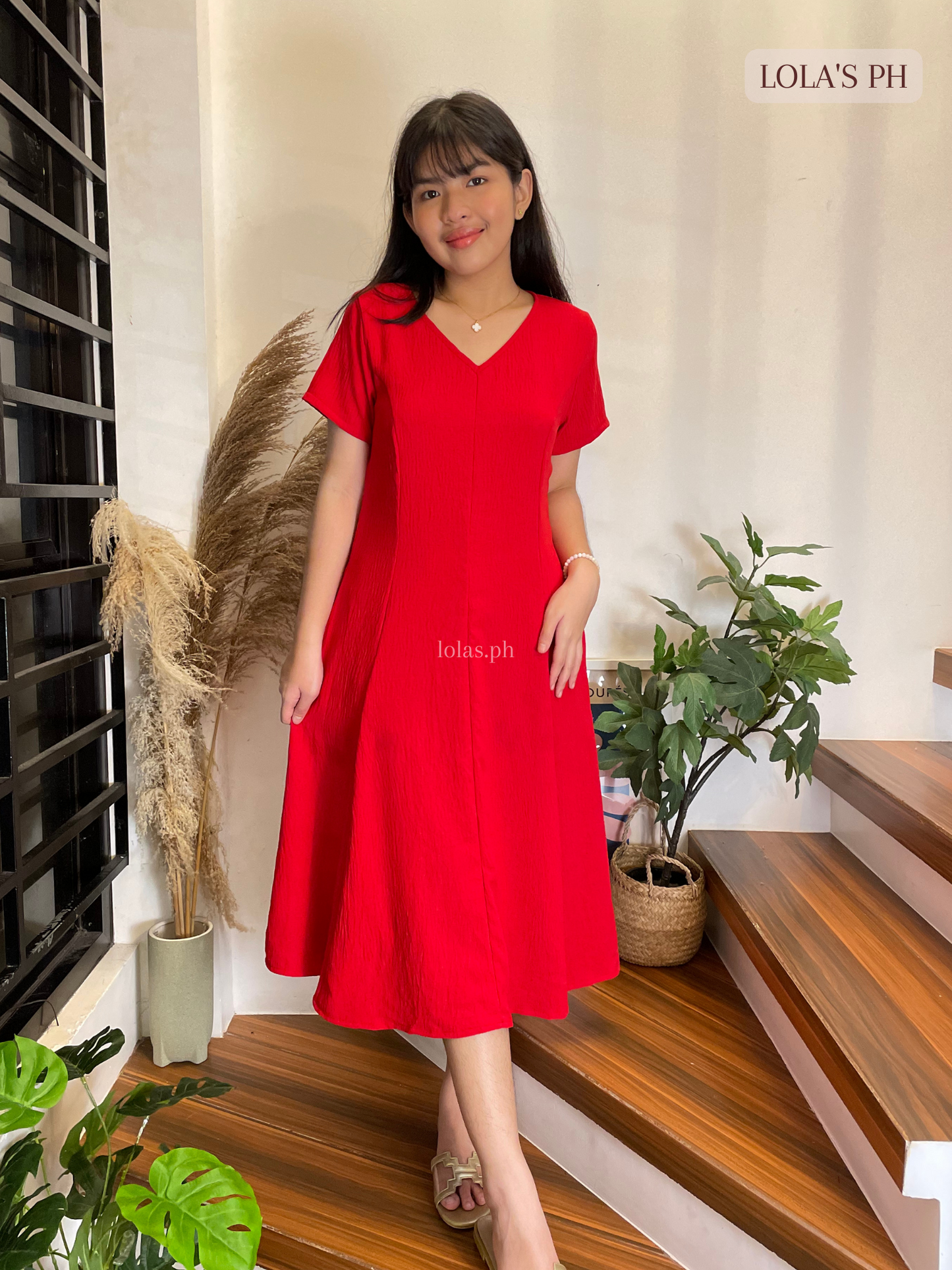 Reema Dress (Red)