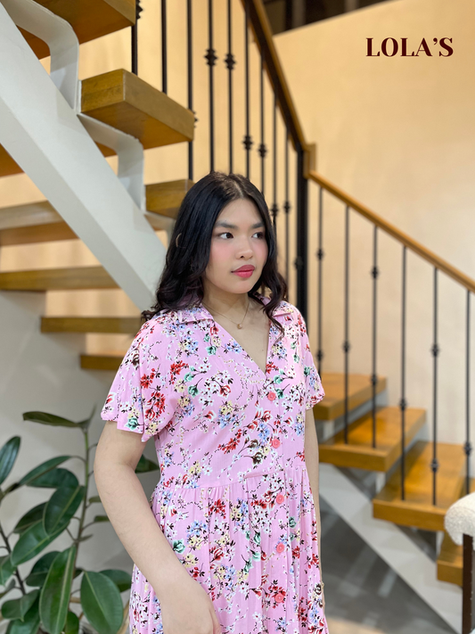 Regine Dress (Pink Bouquet)