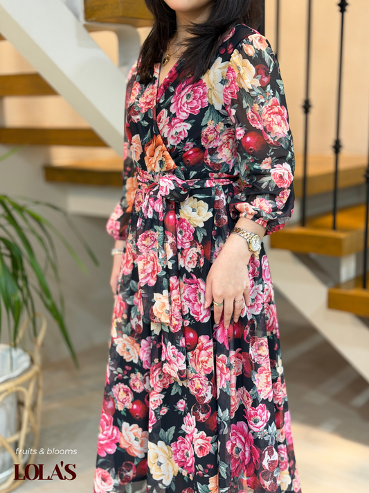 Paula Dress (Fruits & Blooms)