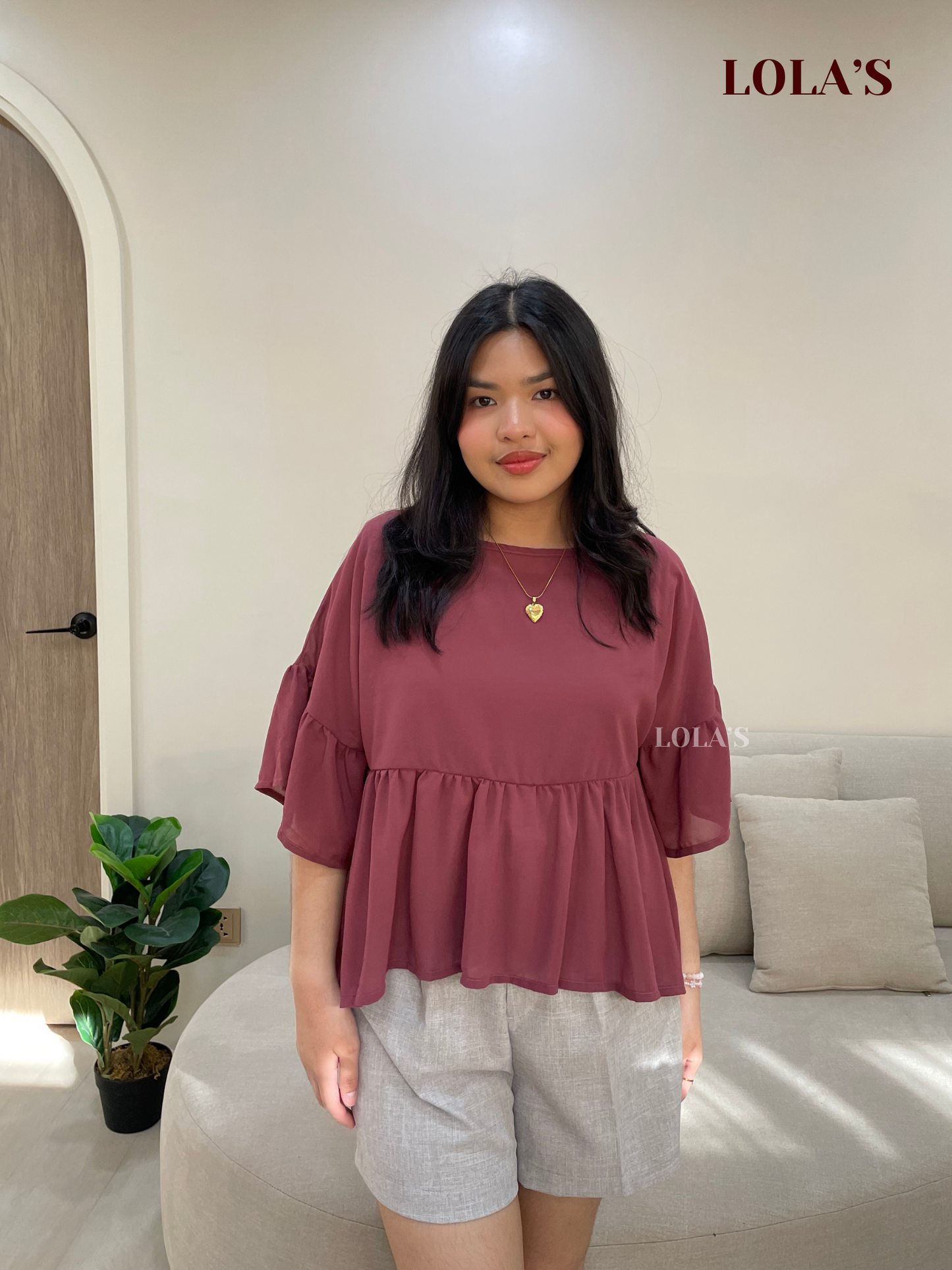 Vanessa Blouse (Plum)