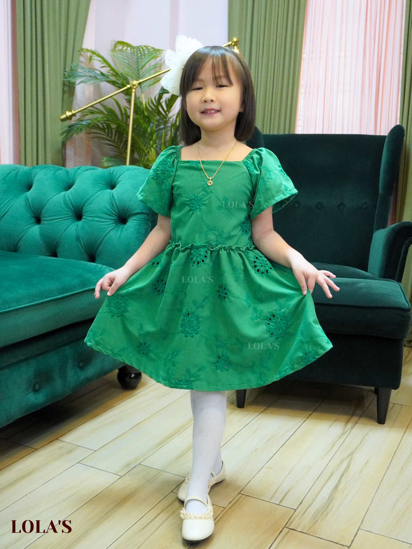 Jennie Dress (Emerald)