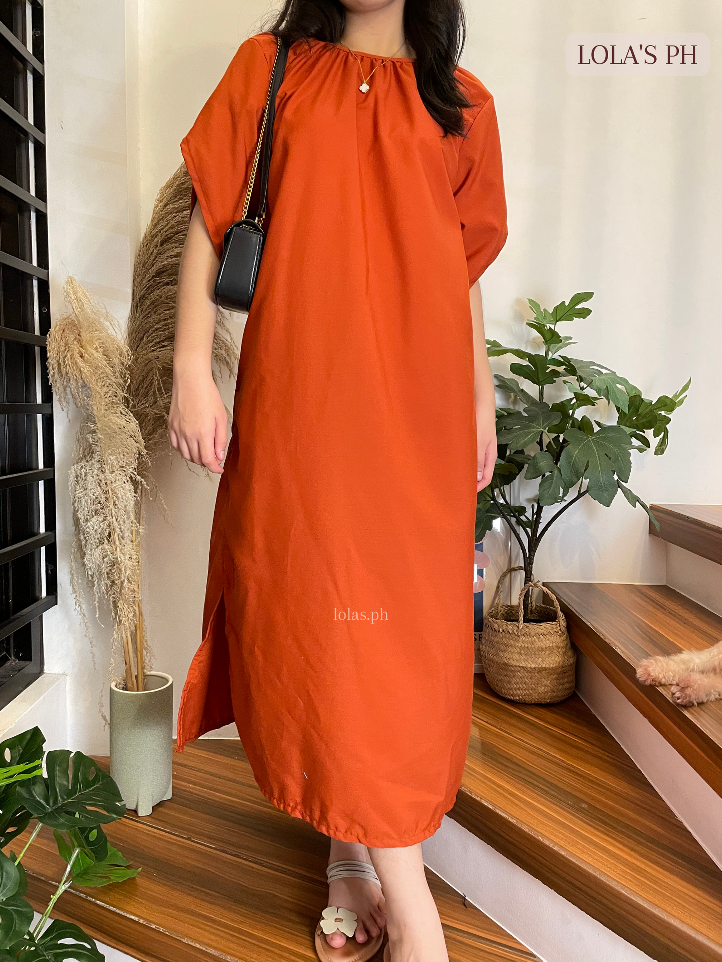 Nancy Dress (Rust)