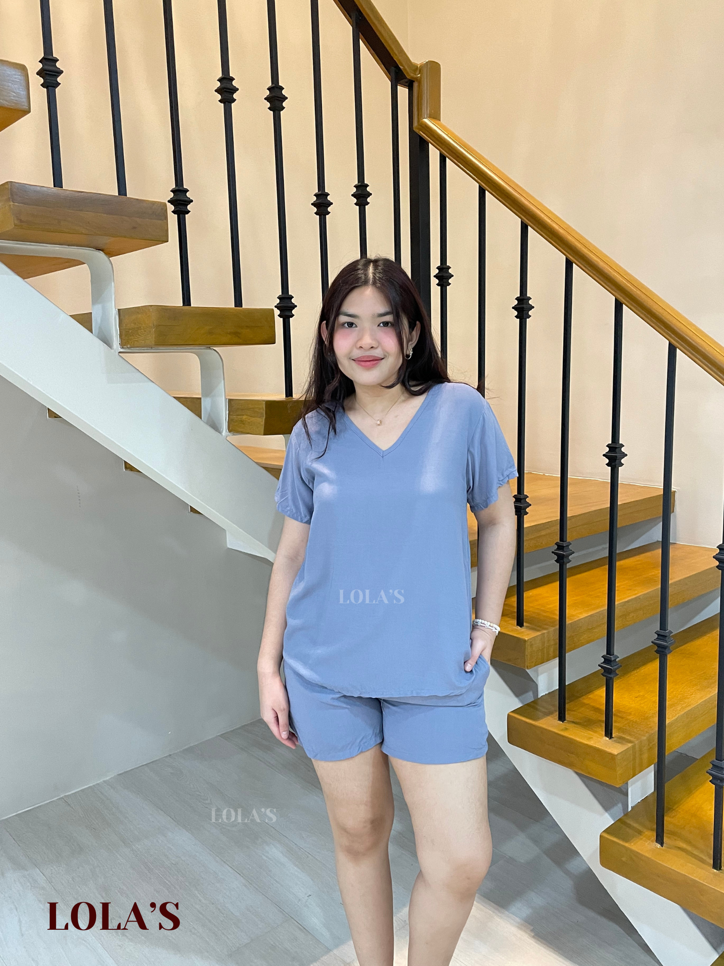 Terno Loungewear Coordinates (Cloud)