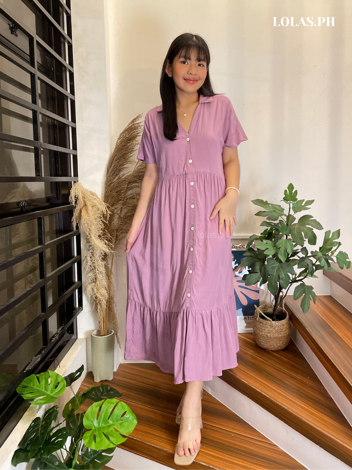 Regine Dress (Lilac)