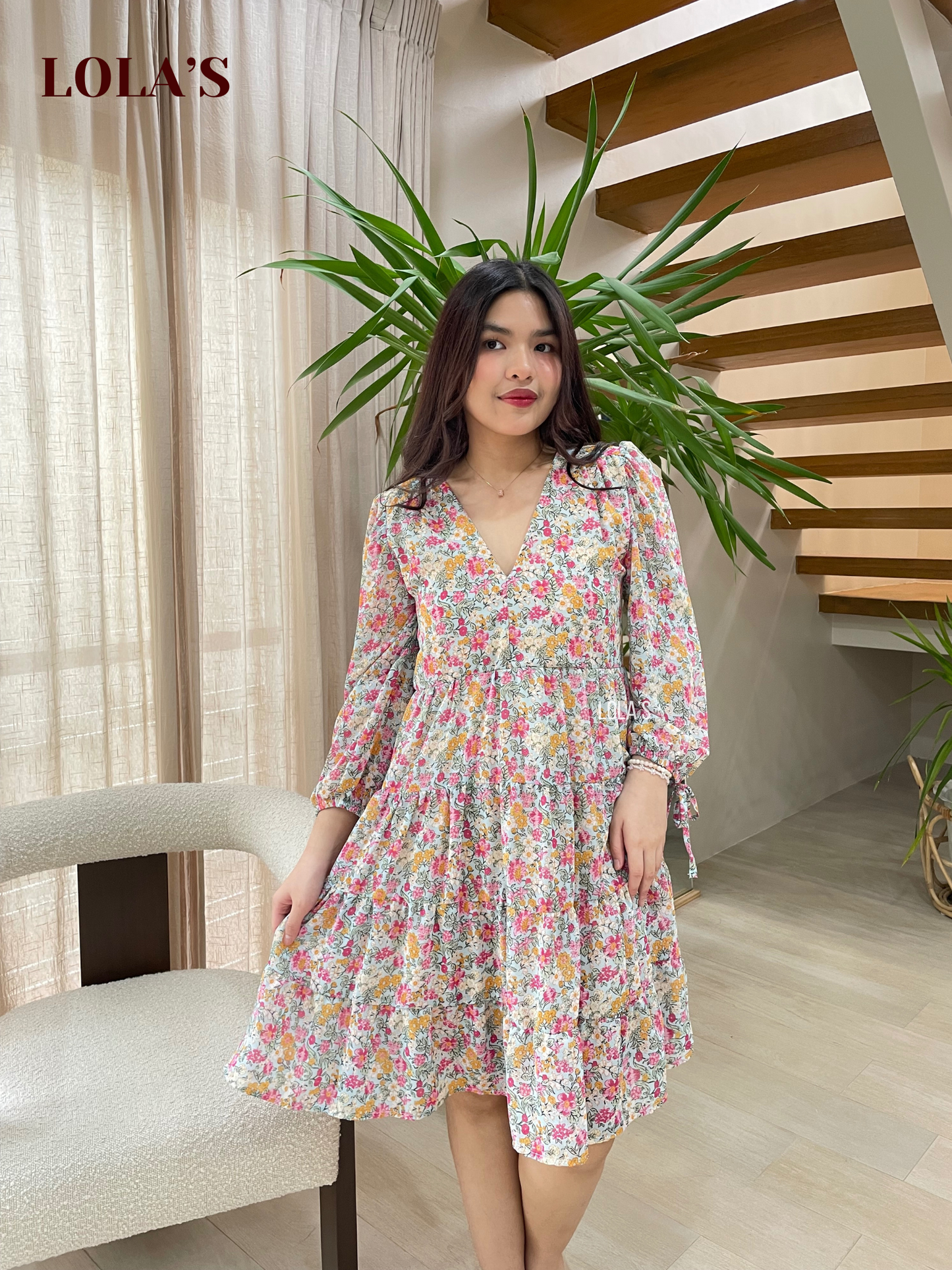 Diana Dress (Fresh Floral)