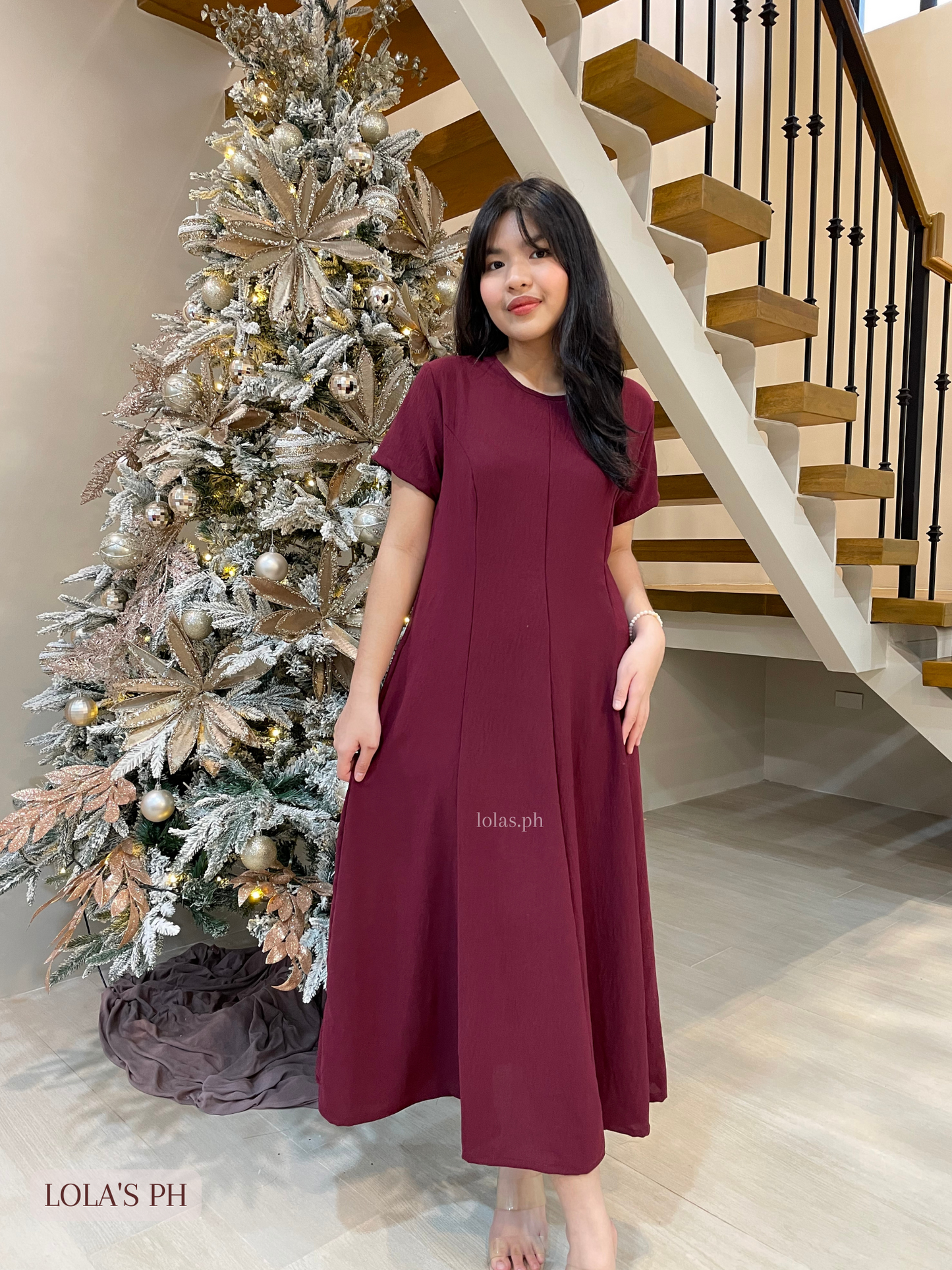 Kathleen Dress (Wine)