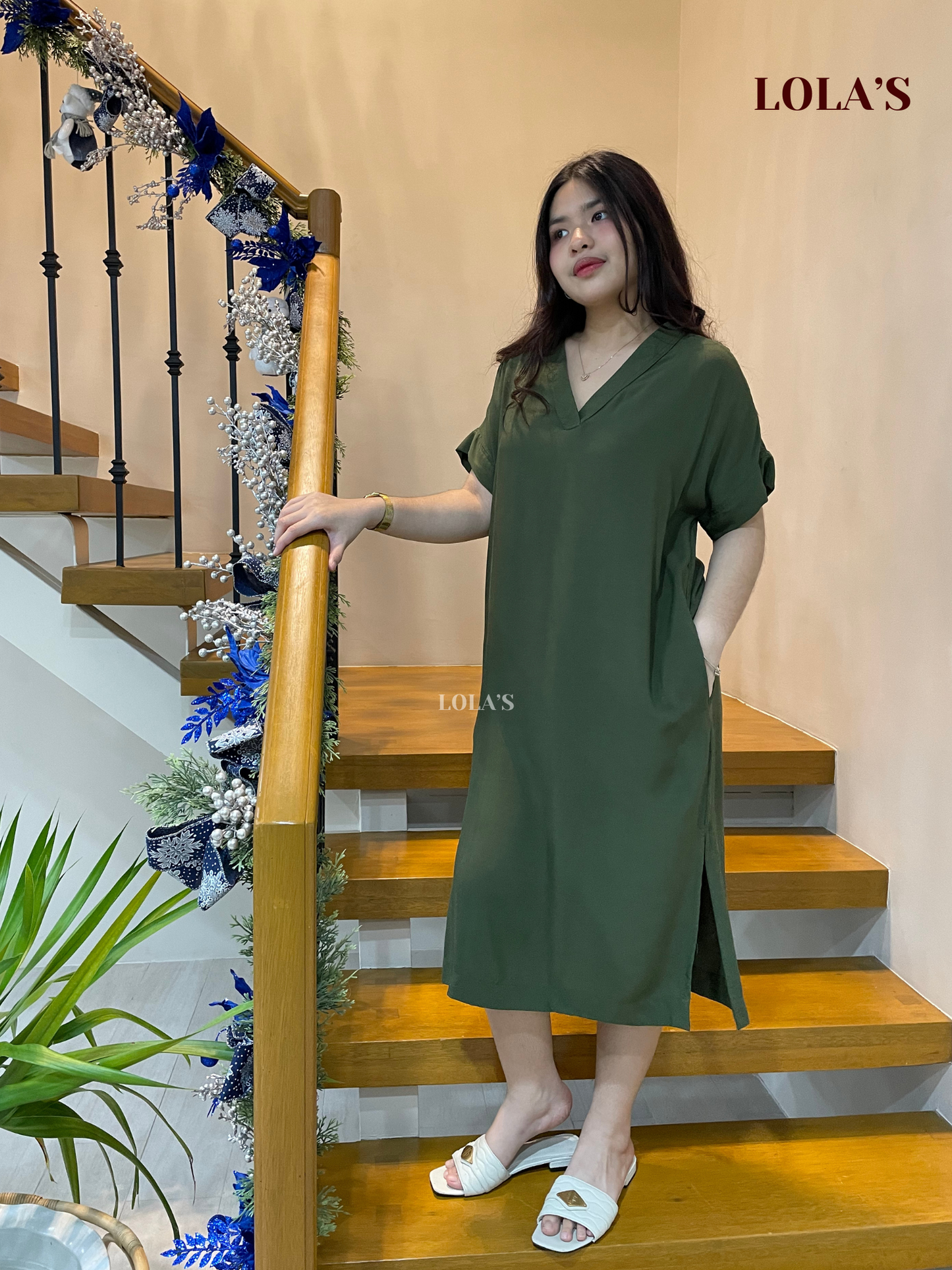 Coco Dress (Army Green)