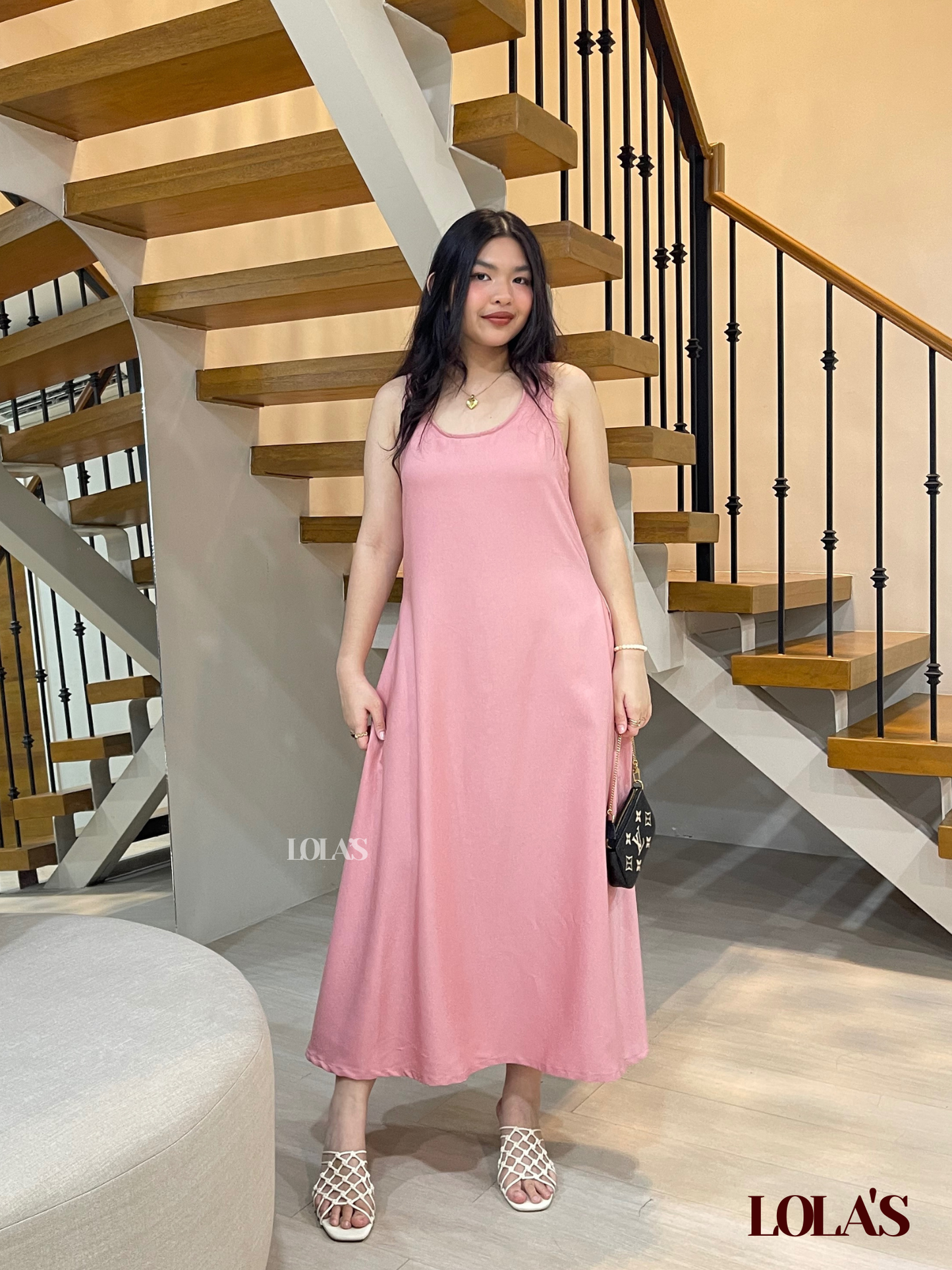 Miranda Dress (Old Rose)