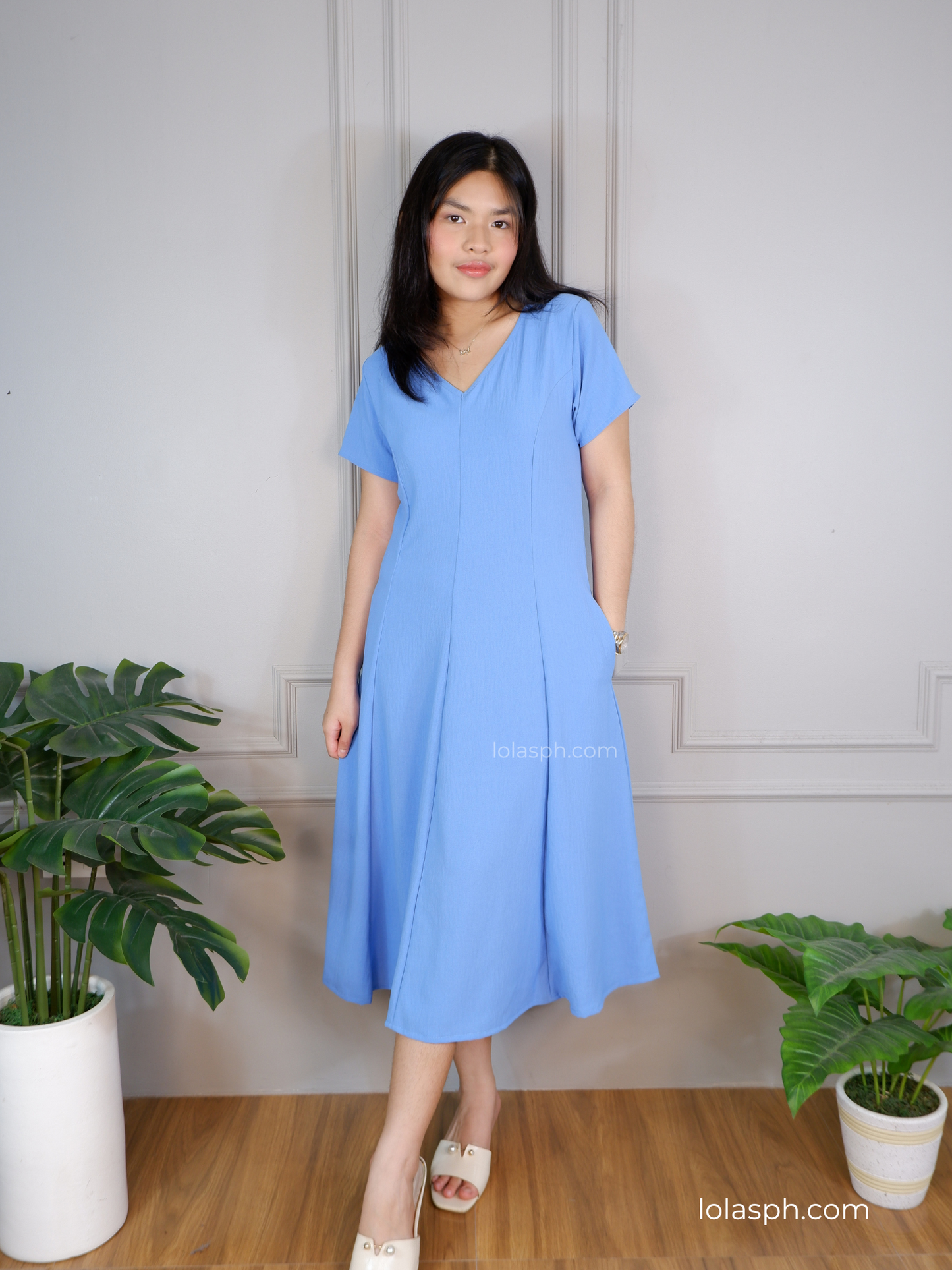 Reema Dress (Sky Blue)