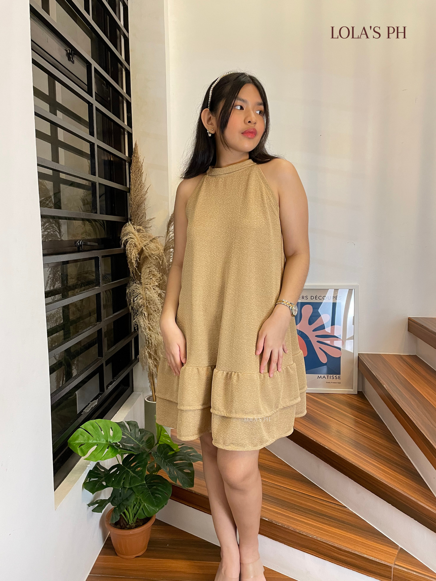 Glenda Dress (Mocha)