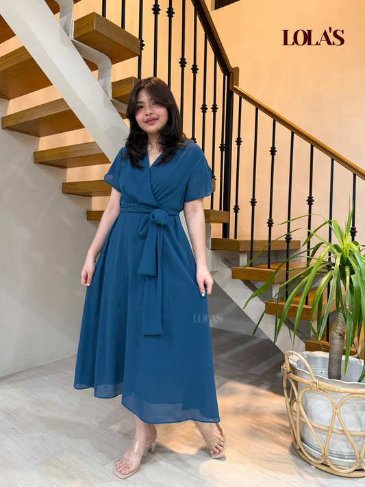 Glinda Dress (Blue Green)