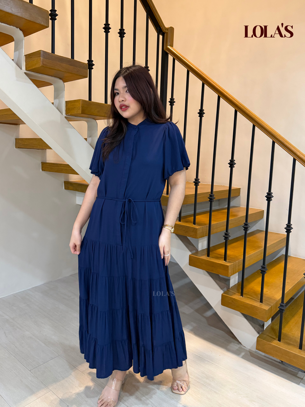 Martha Dress (Navy Blue)