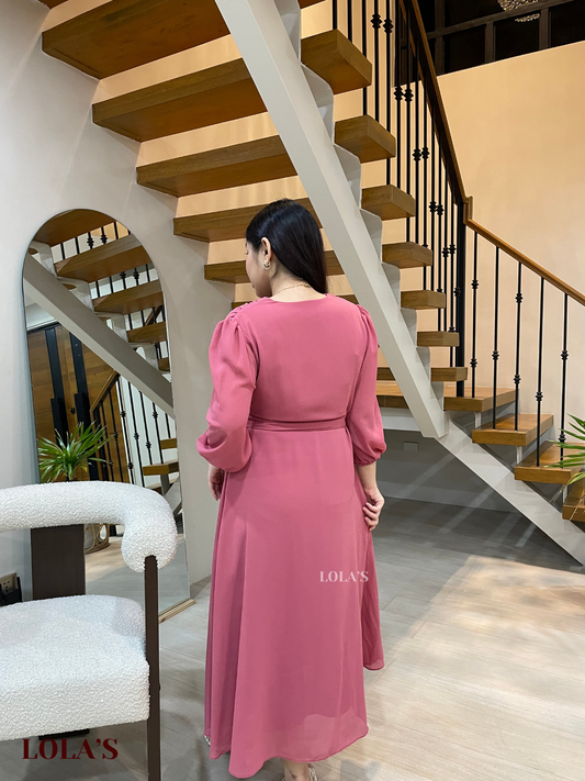 Paula Dress (Mauve)