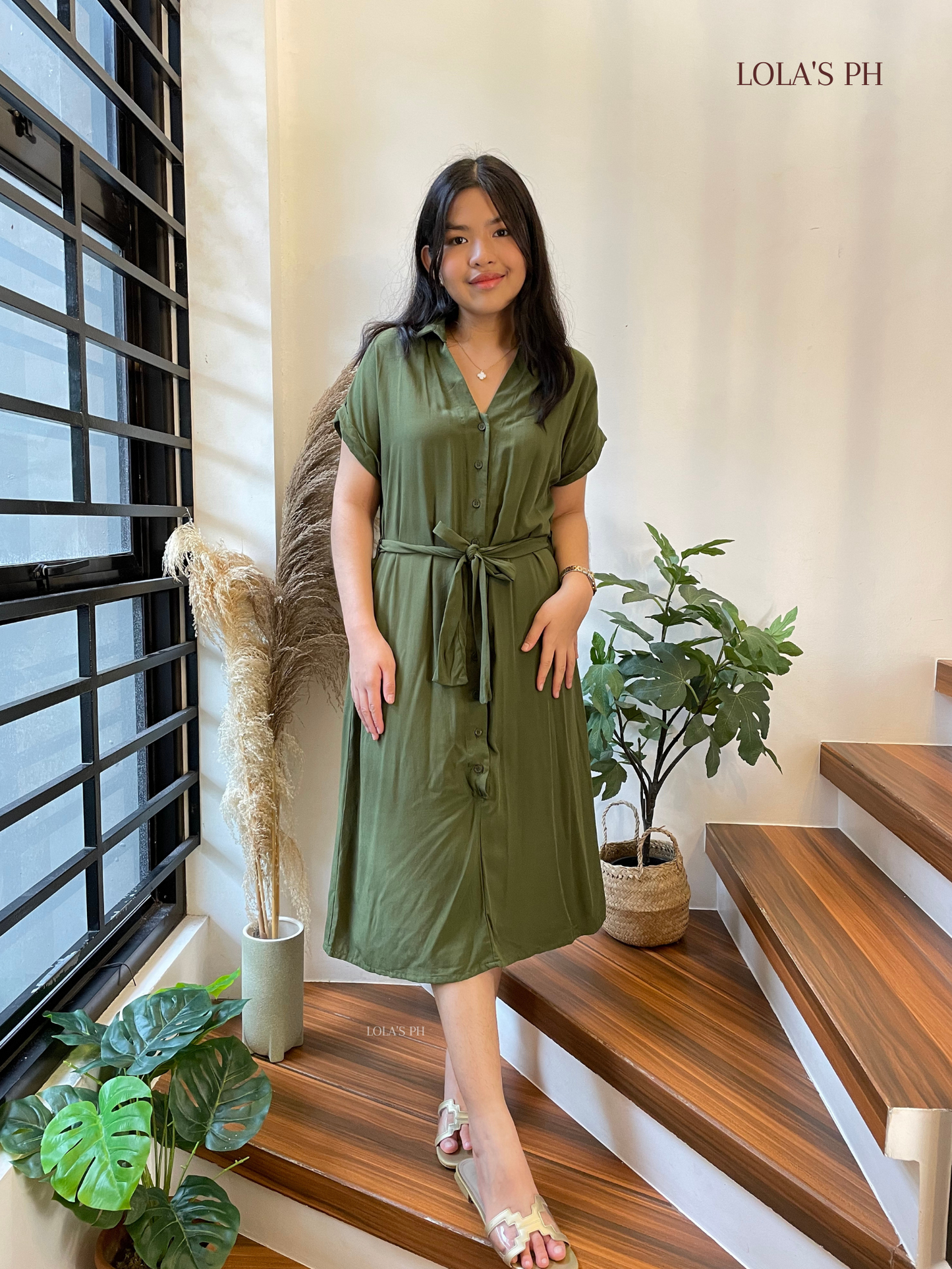 Alice Dress (Army Green)