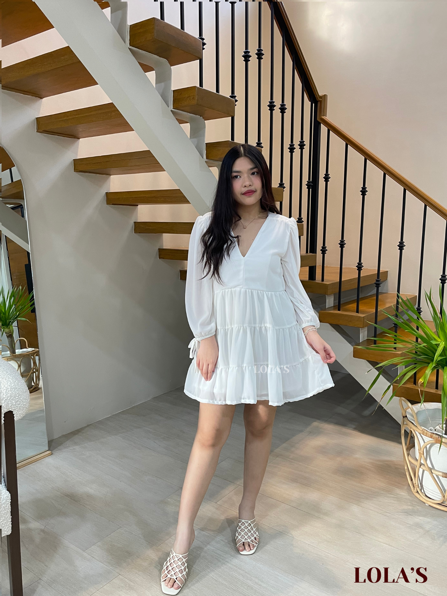 Monina Dress (White)