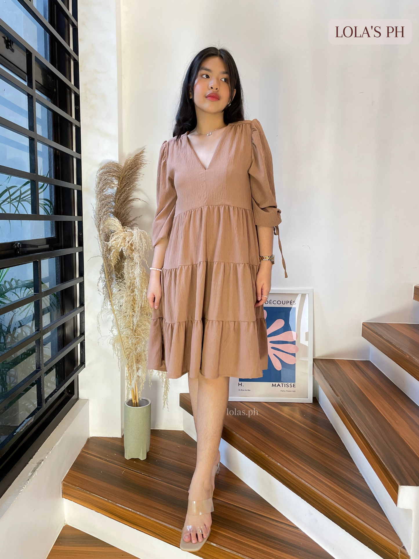 Claudia Dress (Latte)