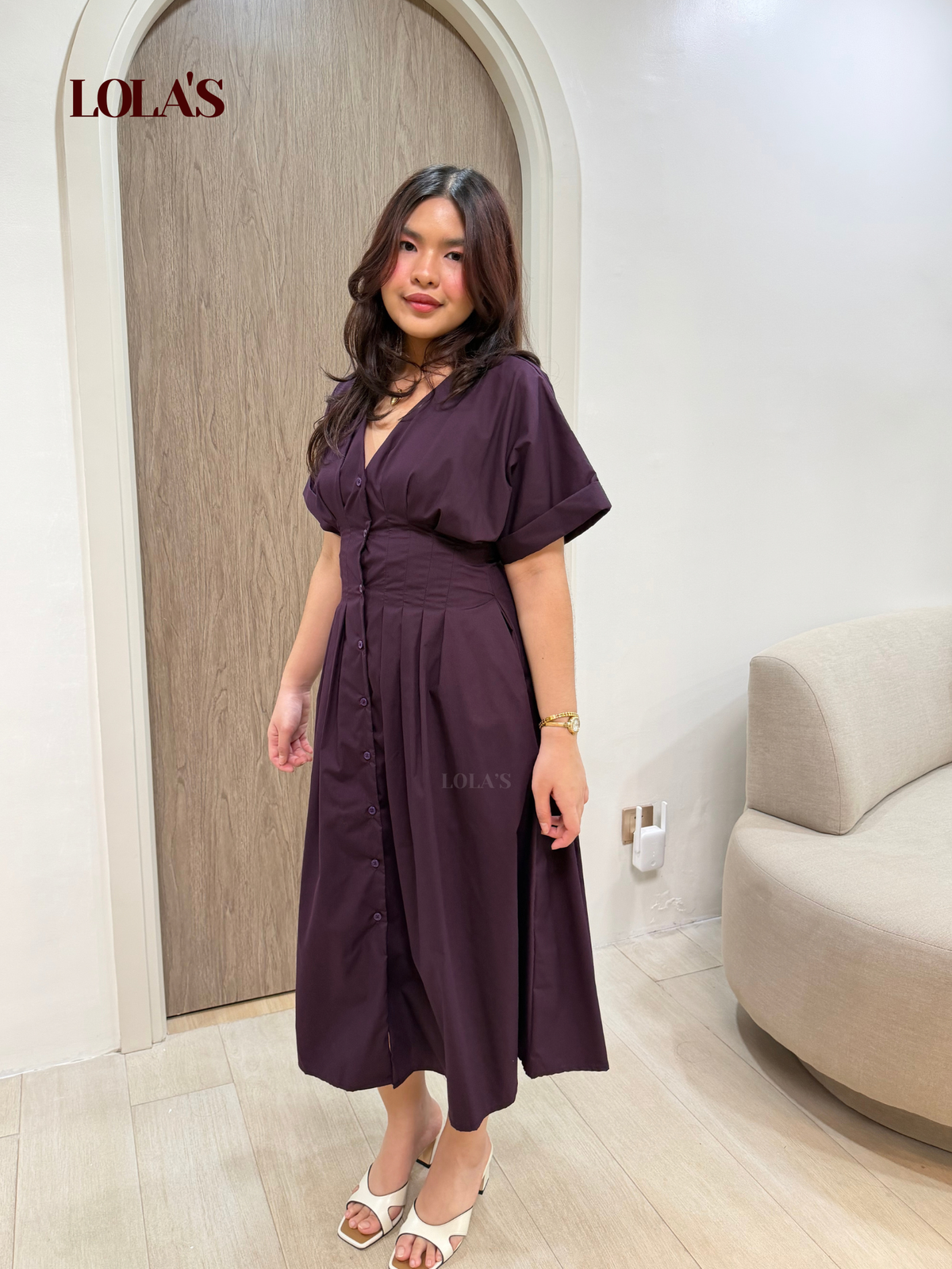 Frederica Dress (Dusk Poplin)