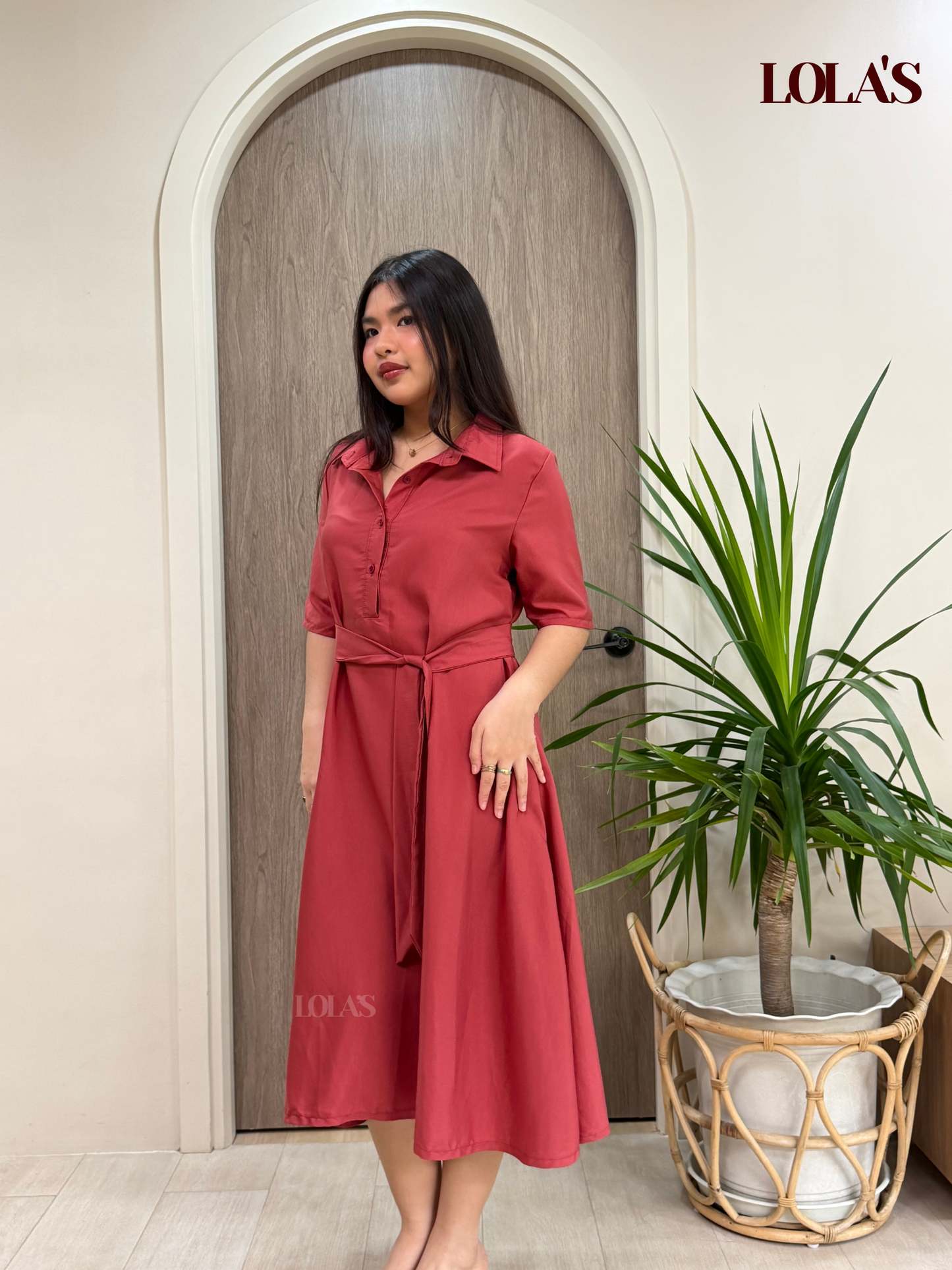 Bianca Dress (Raspberry)