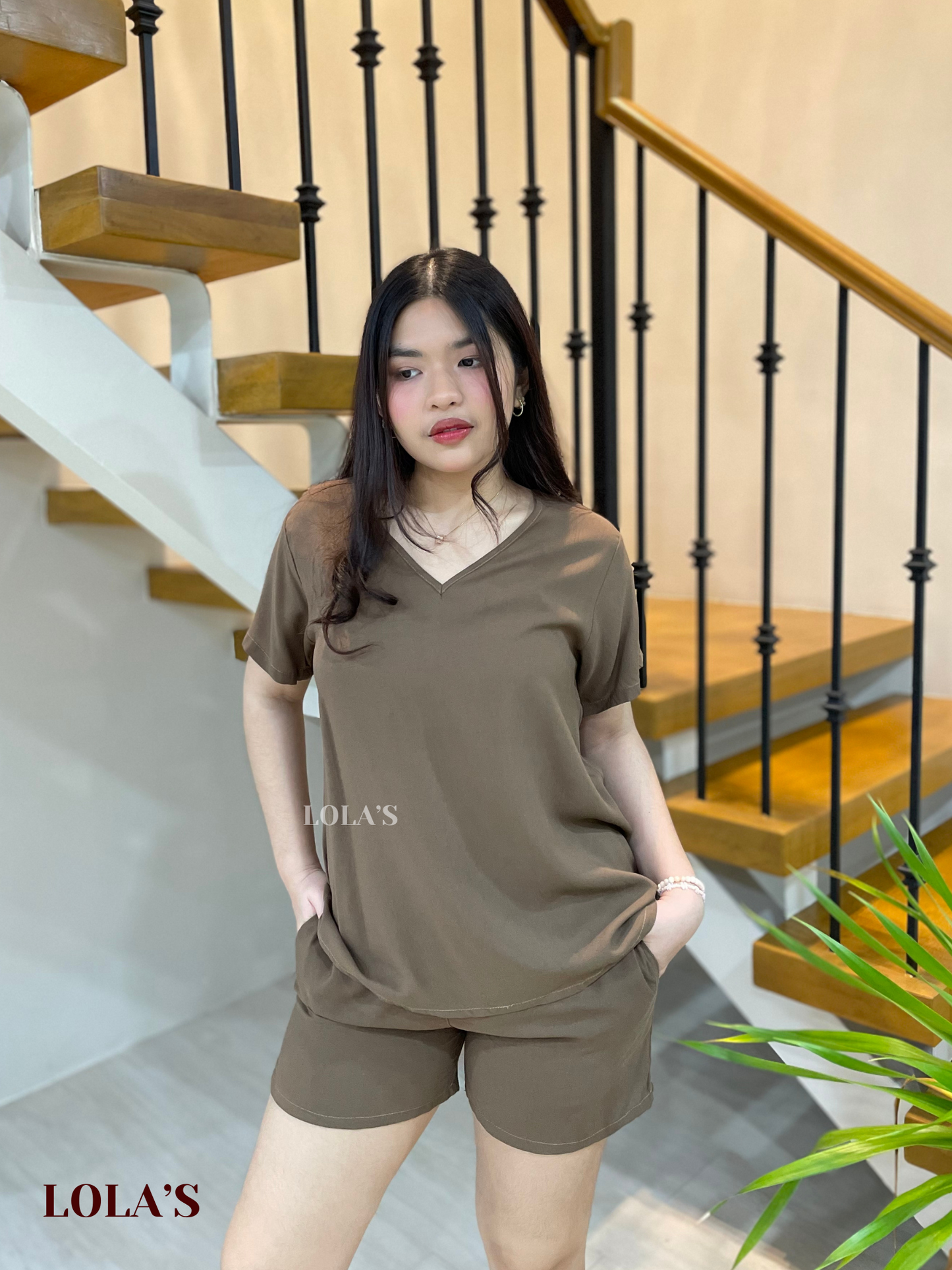 Terno Loungewear Coordinates (Cedar Brown)