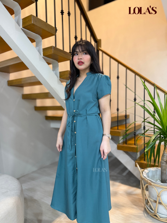 Kyle Dress (Blue Green)