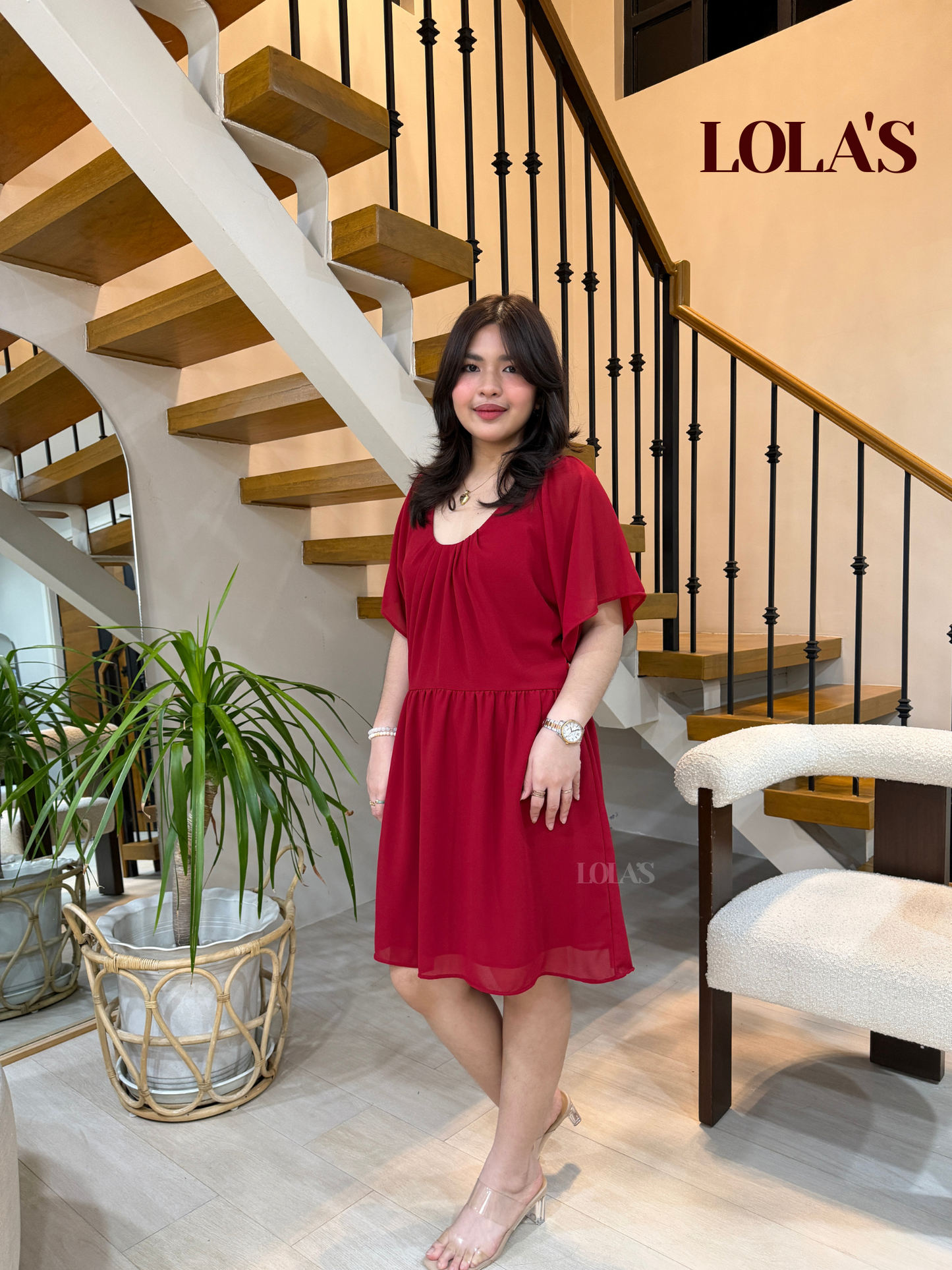 Nessa Dress (Red)
