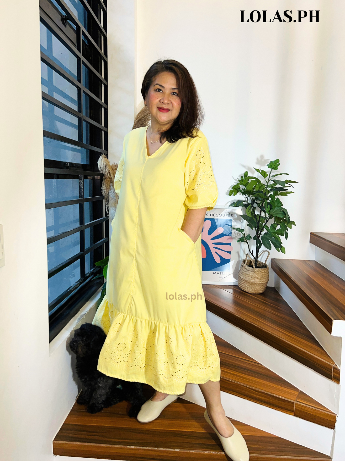 Priscilla Dress (Lemon)