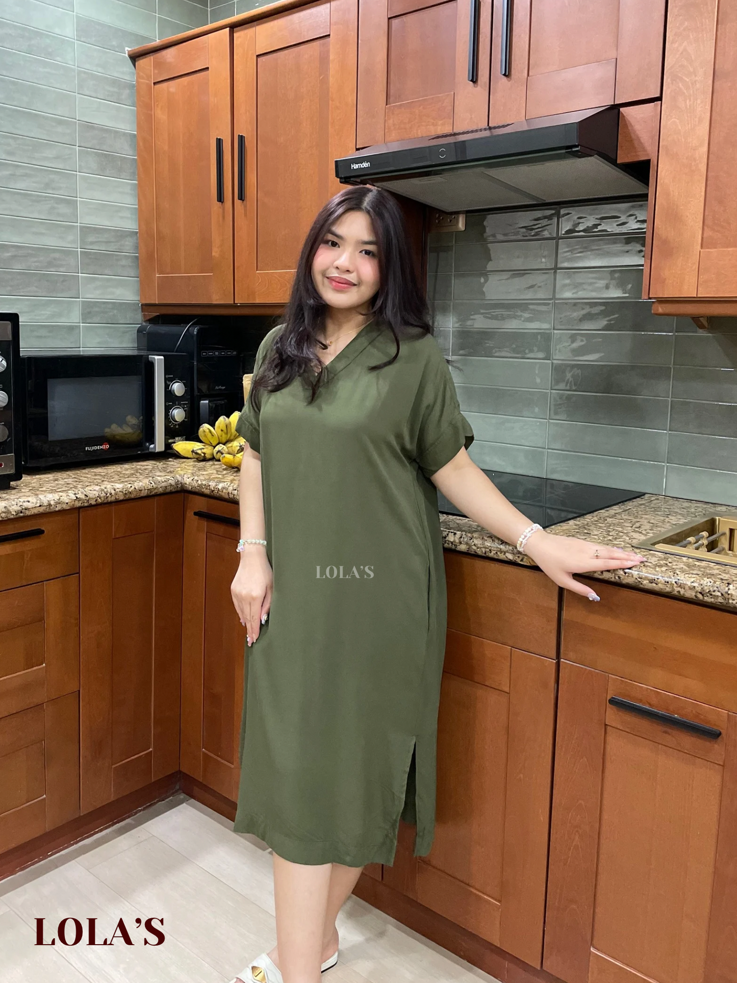 Coco Dress (Army Green)