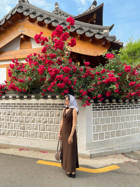 Sheena Dress (Chocolate)