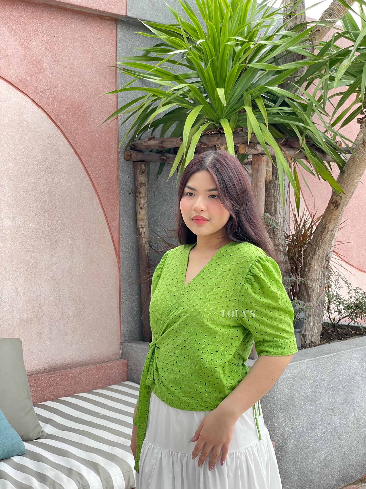 Cersei Top (Apple Green)