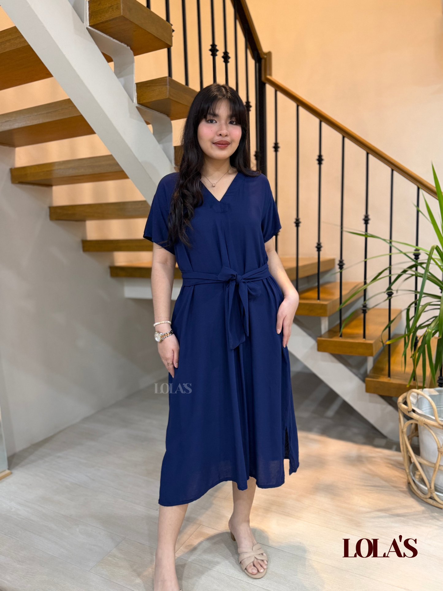 Tracy Dress (Navy Blue)