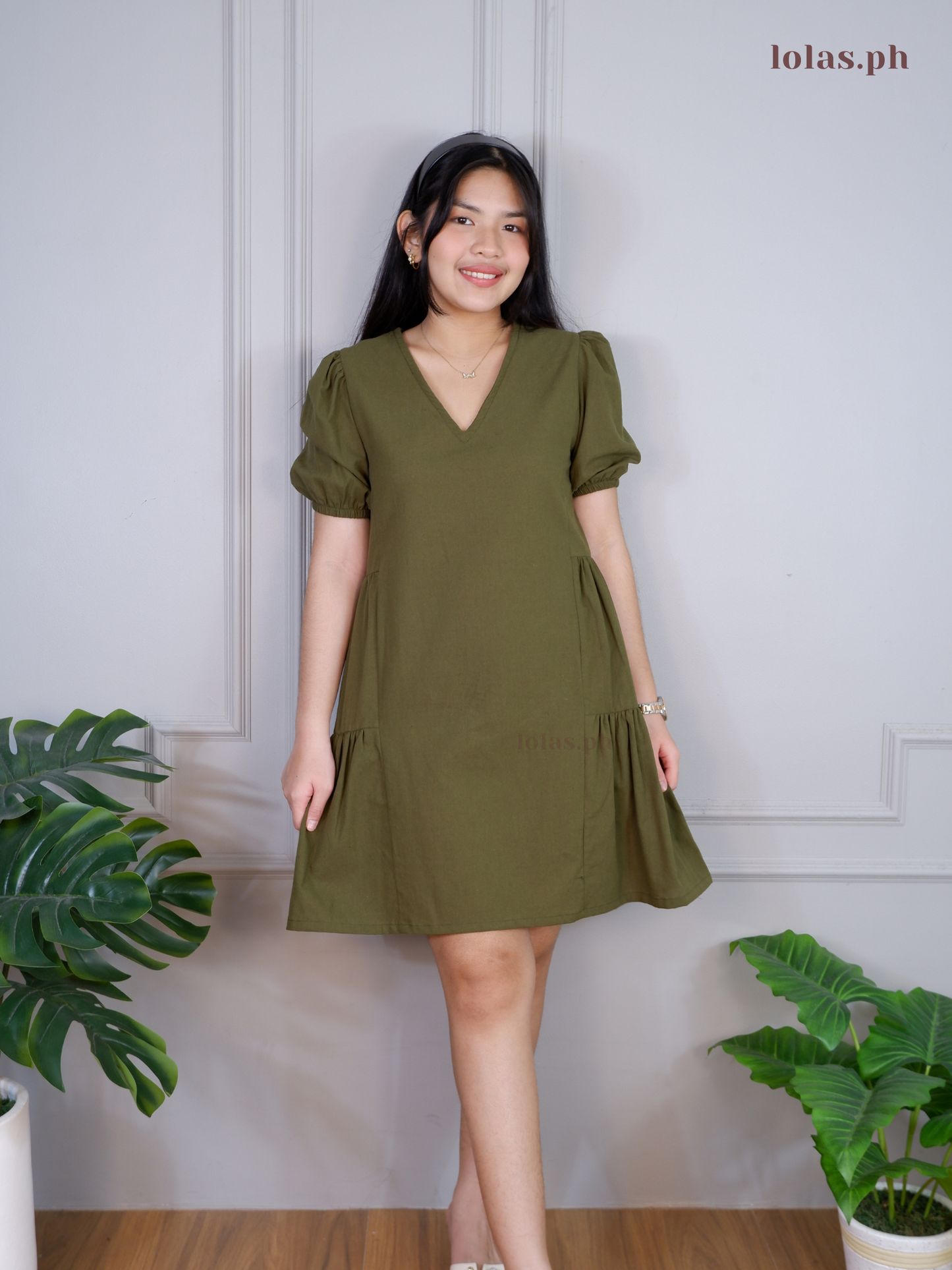 Jaegen Dress (Basil)