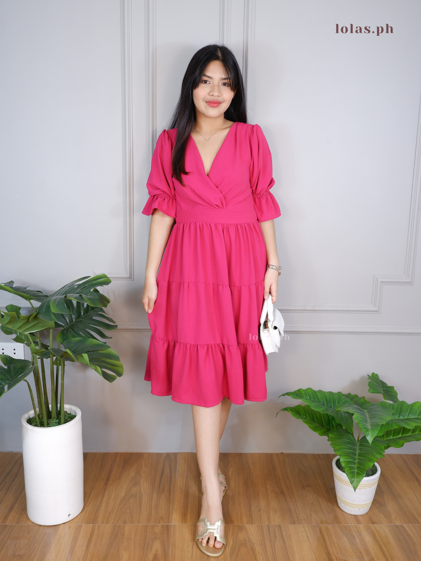 Katarina Dress (Magenta)