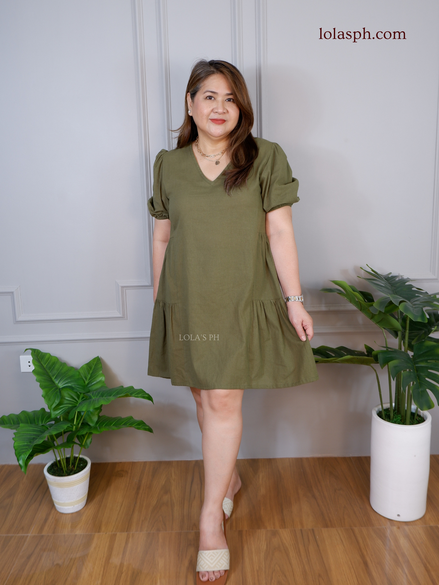 Jaegen Dress (Army Green)