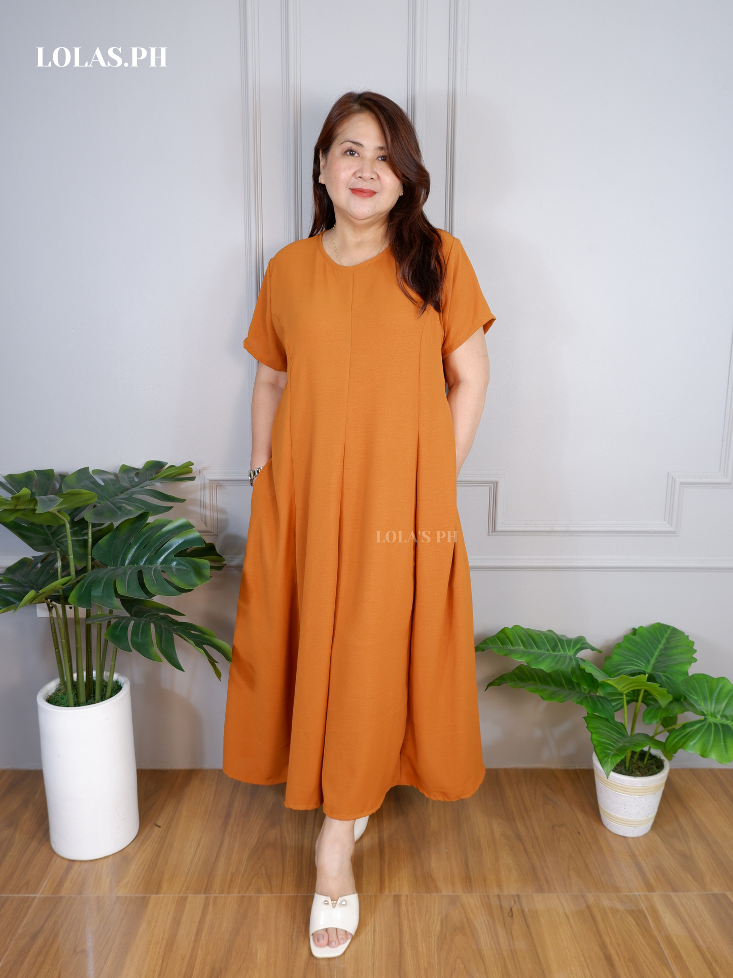 Kathleen Dress (Carrot)