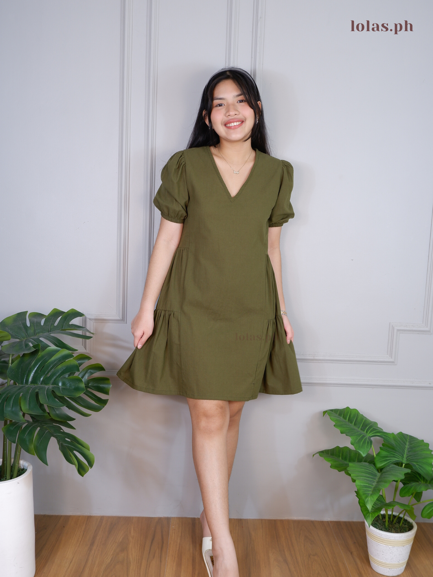 Jaegen Dress (Basil)