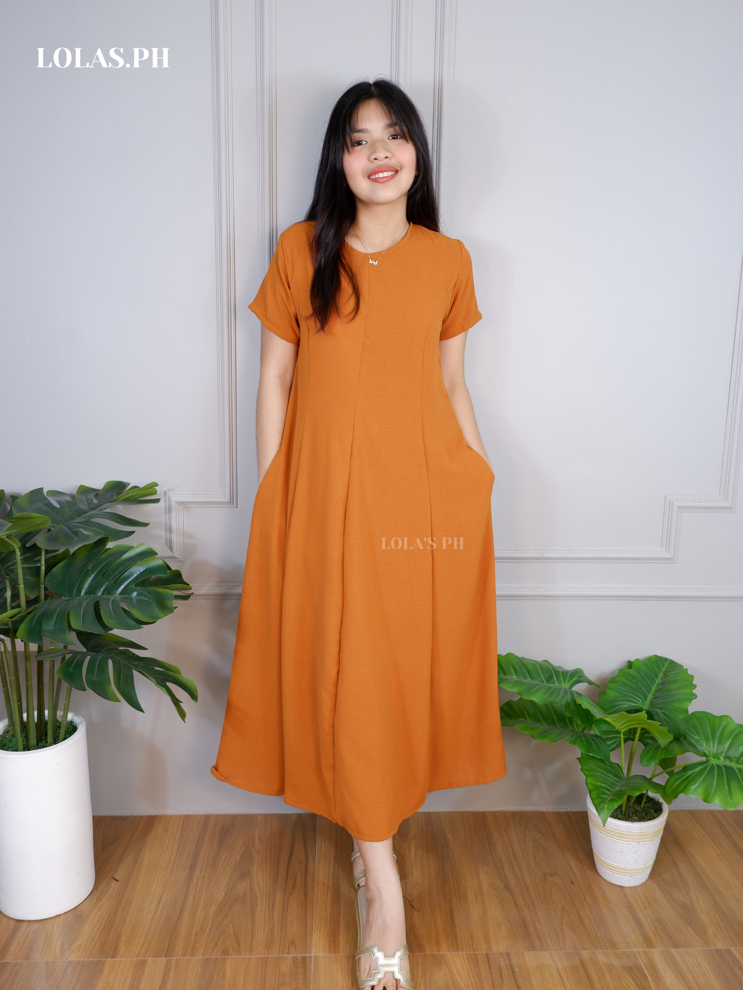 Kathleen Dress (Carrot)