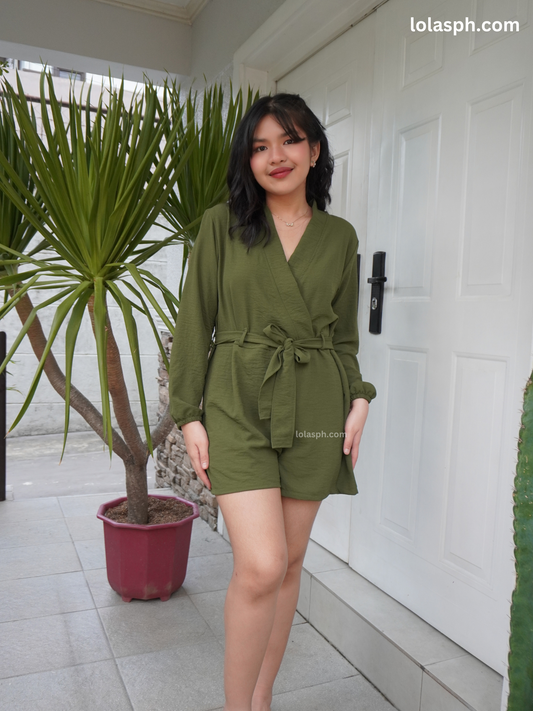 Issa Romper (Olive)