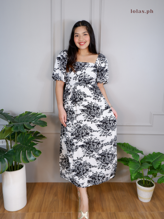 Jessica Dress (Black Toile)