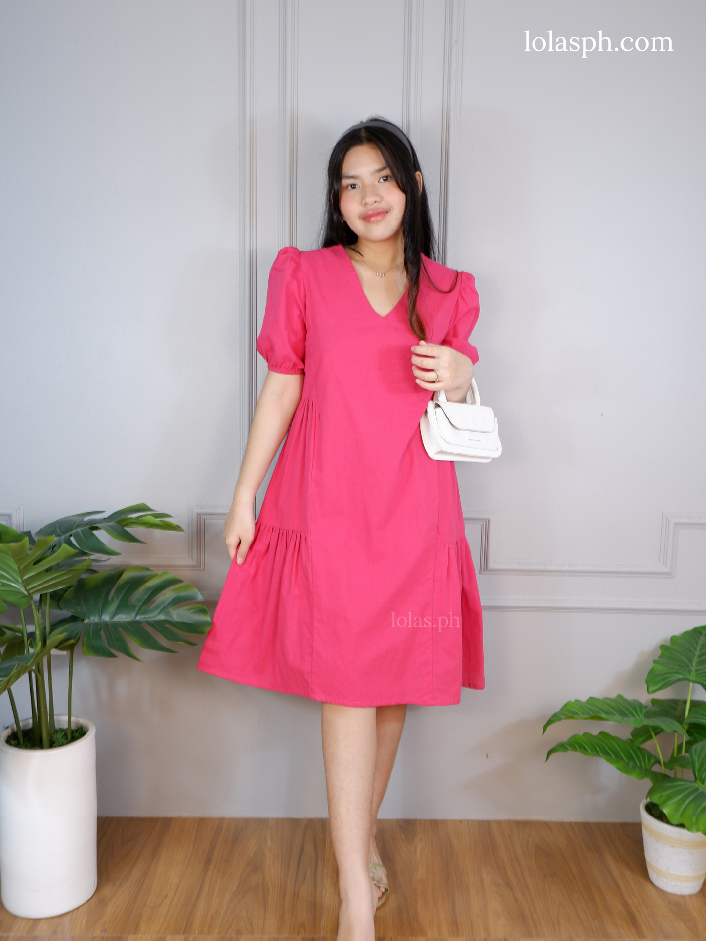 Samantha Dress (Magenta)