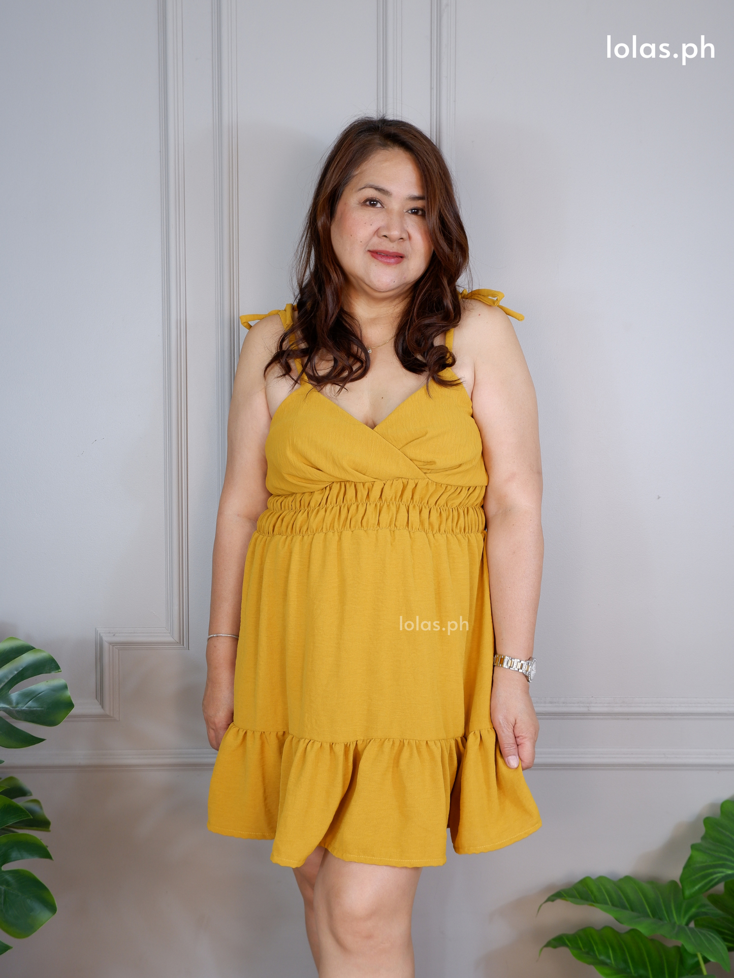 Ayessa Dress (Mustard)